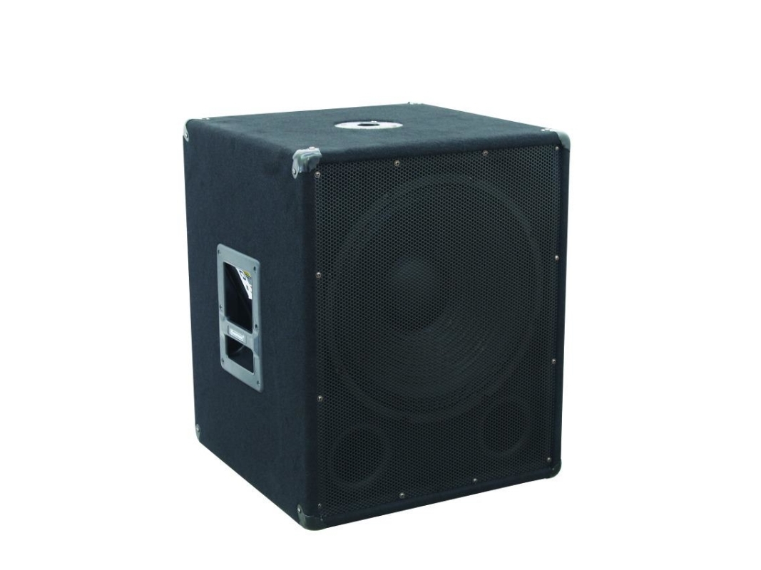 Omnitronic BX-1850, 600 W, 15 - 300 hz, 1200 W, 99 dB, 8 O, 45,7 cm (18)