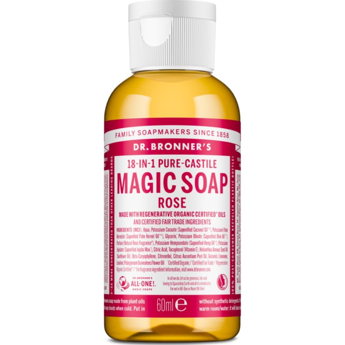 Dr. Bronner's Magic Soaps Rose 60 ml