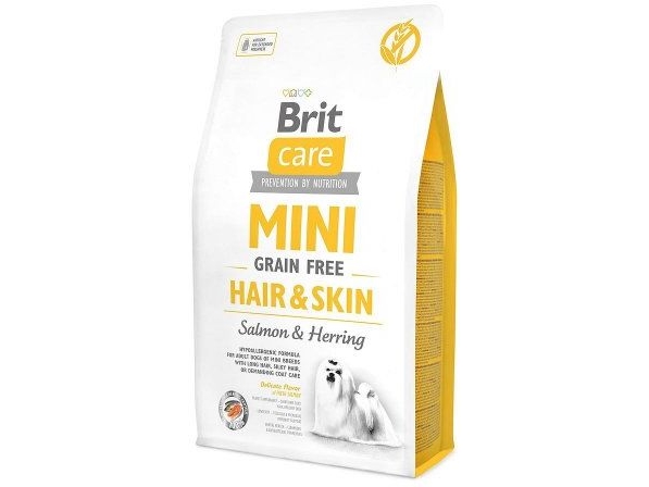 Brit Care Mini Adult Hair Skin torrfoder för hund 7 kg