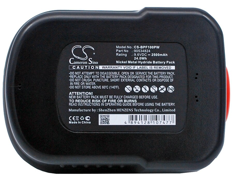 Batteri till Elverktyg för Black & Decker HPB96, FSB96, GC960 m.fl., bild 5
