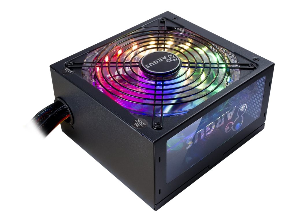 Inter-Tech Argus RGB-700W II, ATX, 120 mm fläkt, 80PLUS Bronze, bild 3