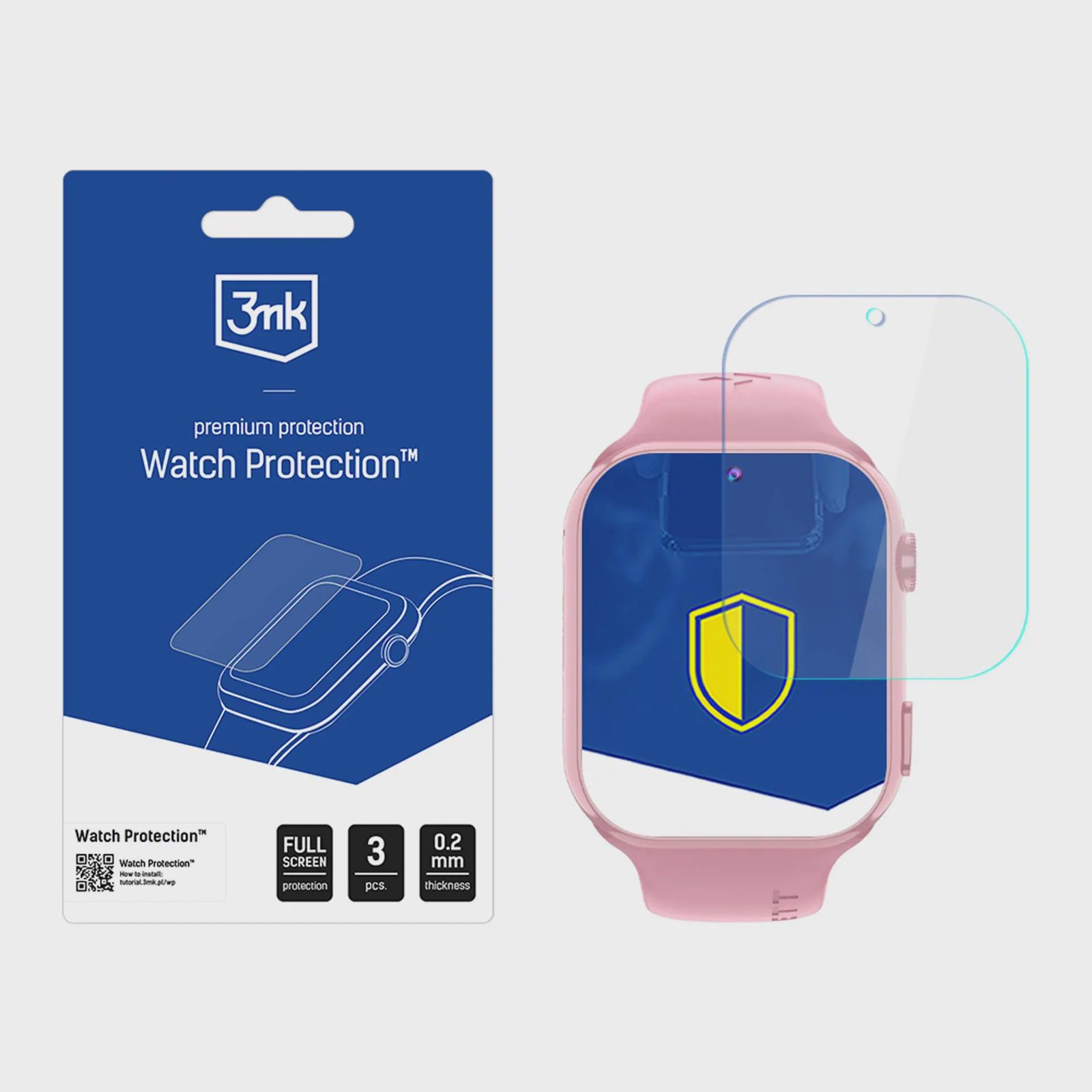 3mk Watch Protection ARC-skyddsfilm för Garett Twin 2 4G
