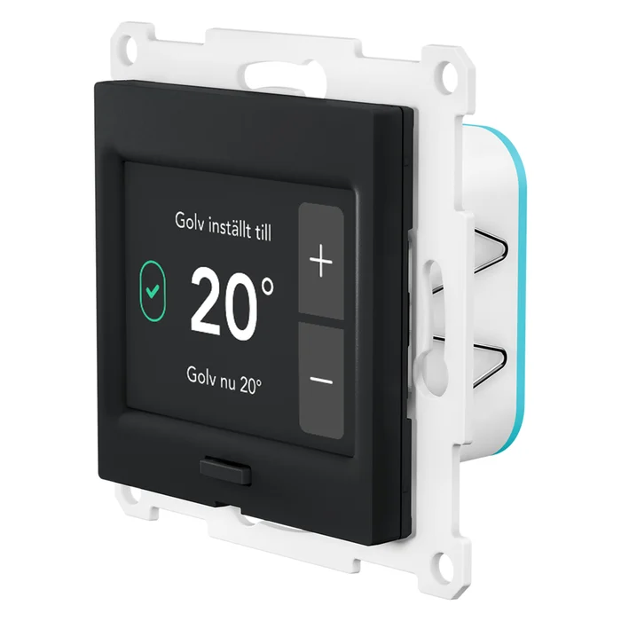Plejd TRM-01 smart termostat för golvvärme (Studio) Studio, svart