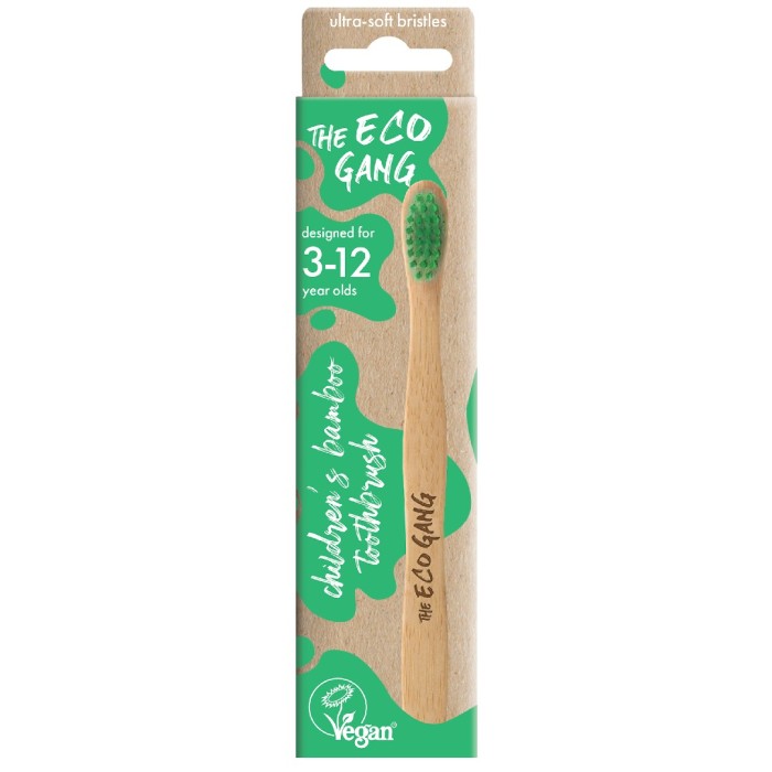 The Eco Gang Kids Bamboo Toothbrush Mix Color Ultra-Soft