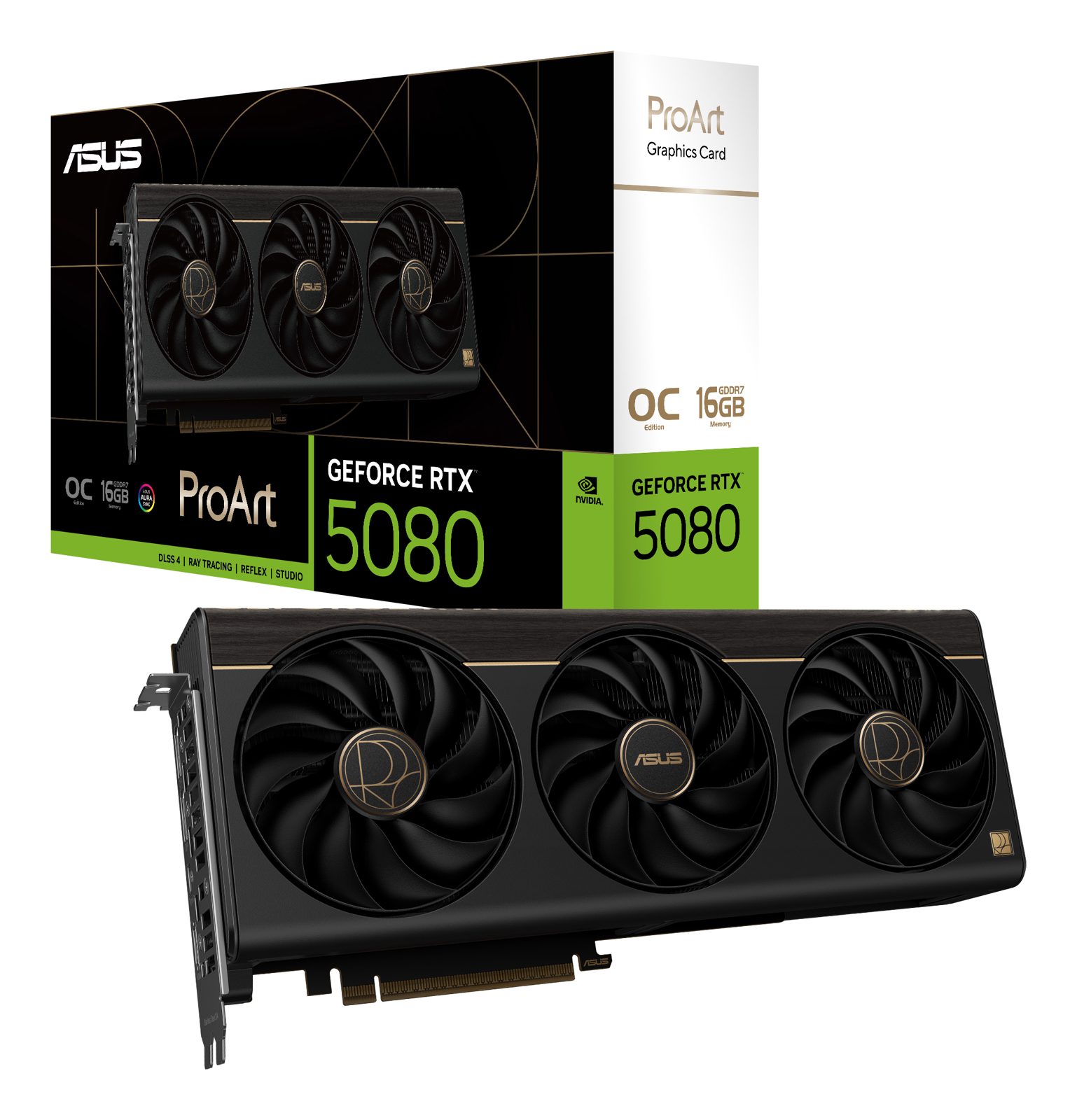 ASUS ProArt GeForce RTX 5080 OC grafikkort (16GB GDDR7), bild 4