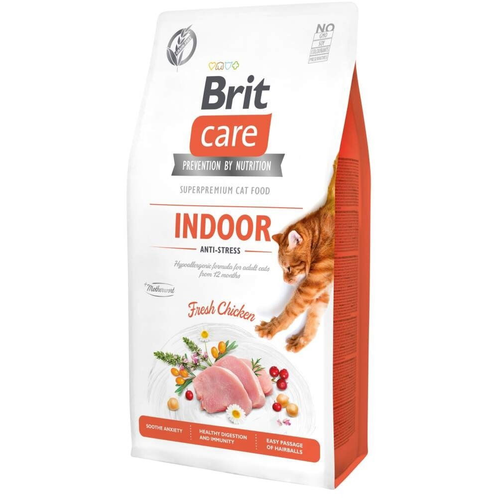 Brit Care Cat Grain Free Indoor Anti-stress Torrfoder till Katt 2 kg
