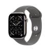 Apple Watch Series 11 GPS + Cell 46 mm naturlig titan, granitgrå sportband - M/L