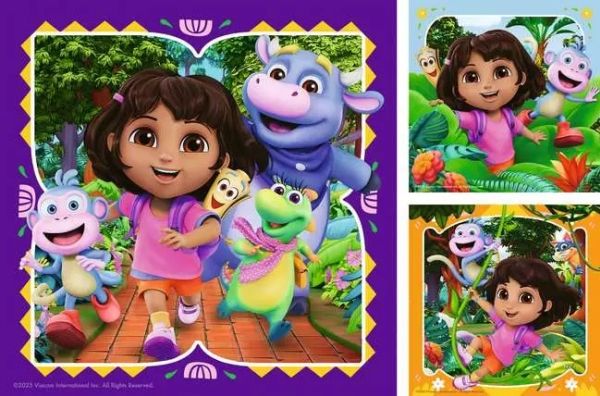 Ravensburger Pussel: Dora the Explorer 3x49 Bitar, bild 4