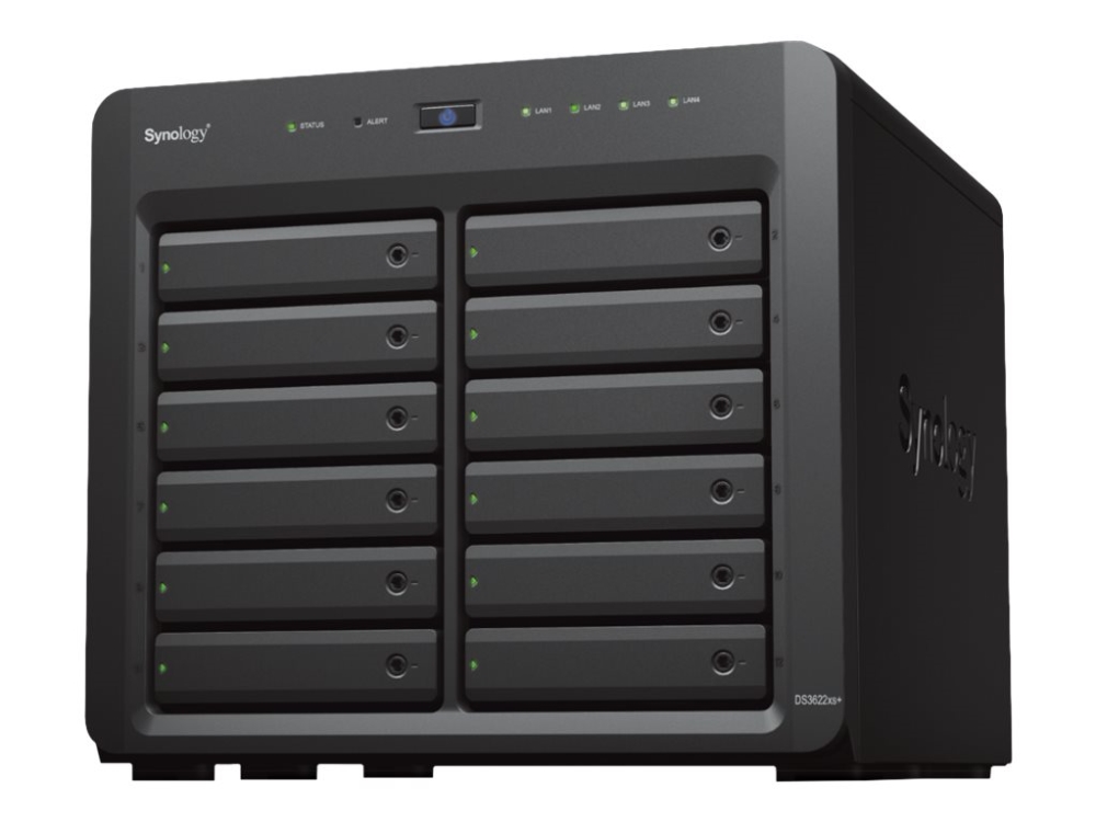 Synology DiskStation DS3622xs+, 12-bay NAS, Intel Xeon 6-Core, 2xGigaLAN/2x10GbE LAN