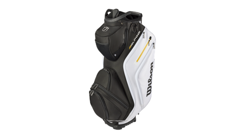 Wilson - Alpine Cart Bag Svart/Vit/Orange - Rymlig och funktionell golfbag med modern design, bild 3