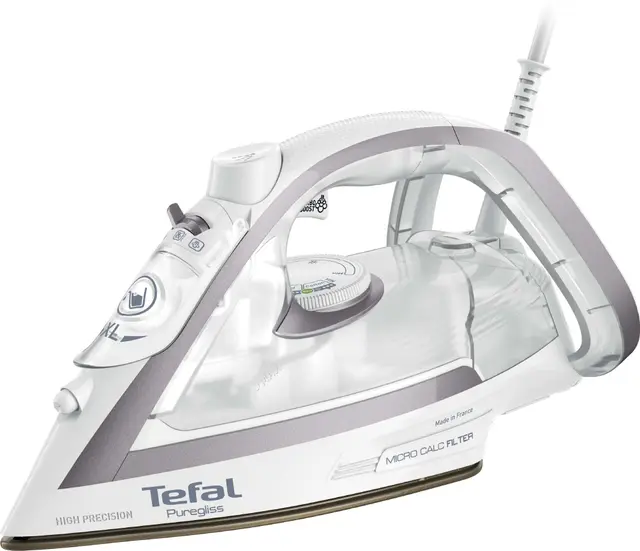 Tefal Puregliss strykjärn FV8043E0 (silver/vit)