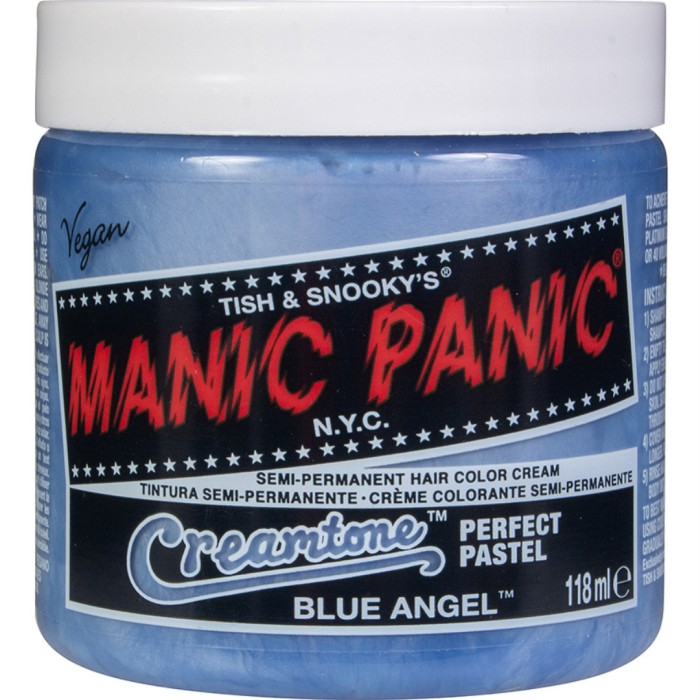 Manic Panic Semi-Permanent Hair Color Cream Blue Angel