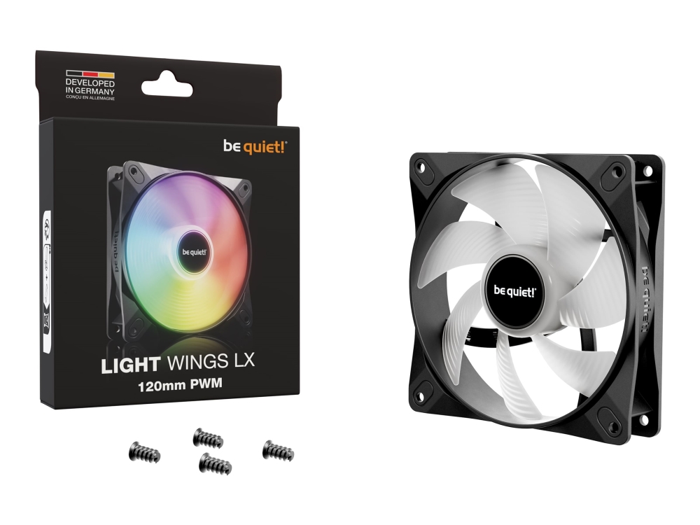 be quiet! Light Wings LX 120mm PWM 1-pack Svart