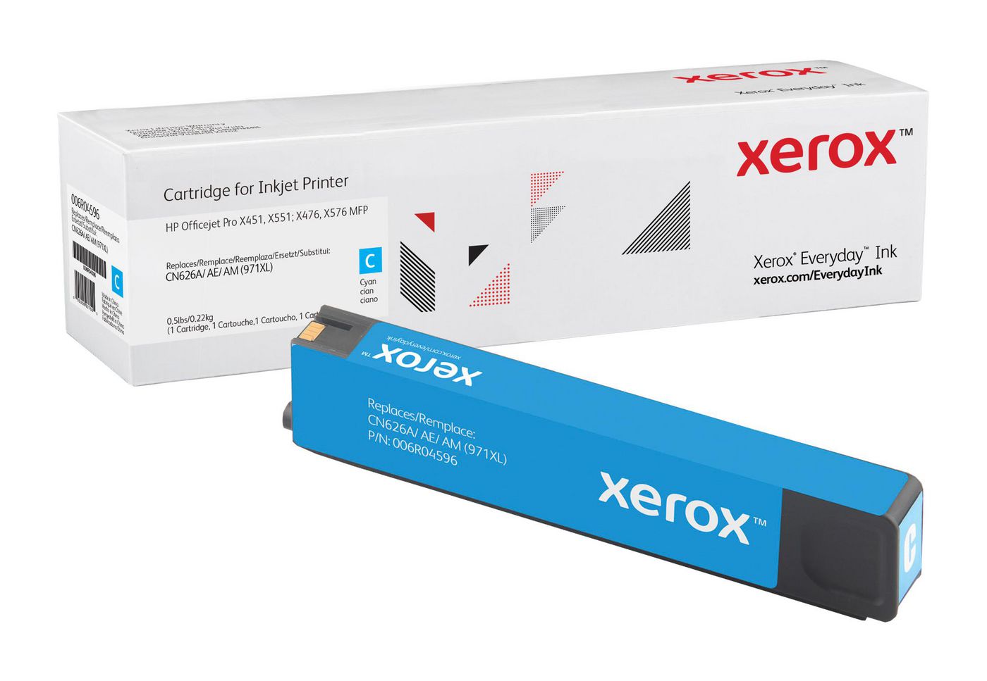 Xerox HP 971XL Cyan, OfficeJet Pro X451/X476/X551/X576, 6600 sidor, bild 3