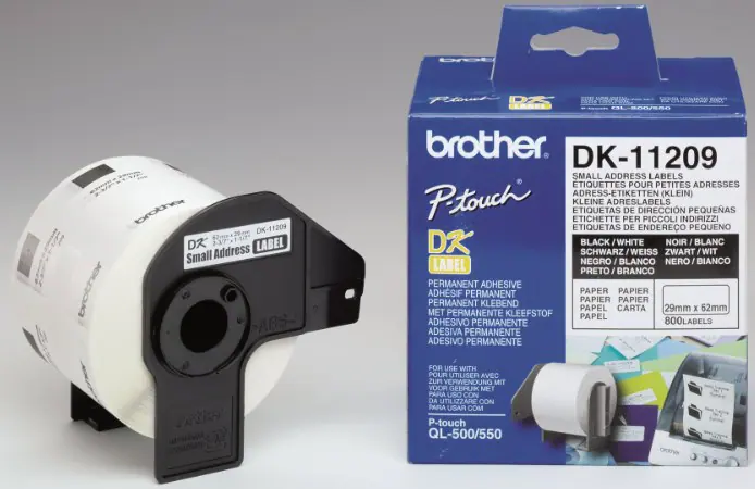 Brother DK-adressetiketter 29x62 mm