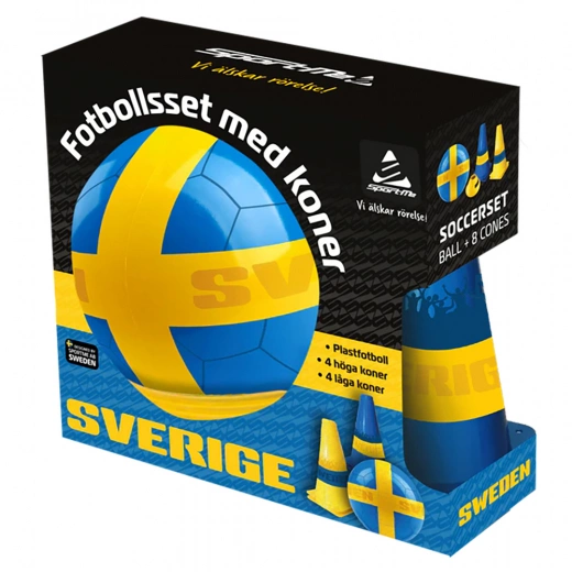 Fotbollsset med koner Swe