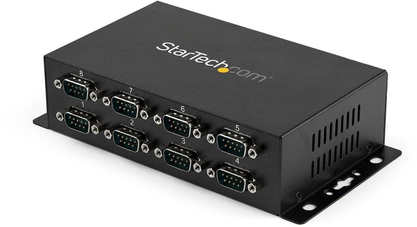 StarTech USB Serial Adapter Hub, USB 2.0 till serieport 8xRS-232, DB9ha, bild 2