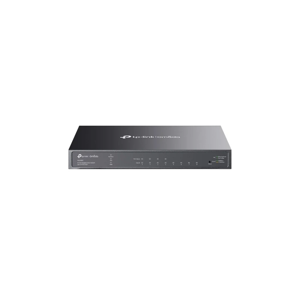 TP-Link TL-SG2008P Managerbar gigabitswitch 8 portar med 4 portar PoE+