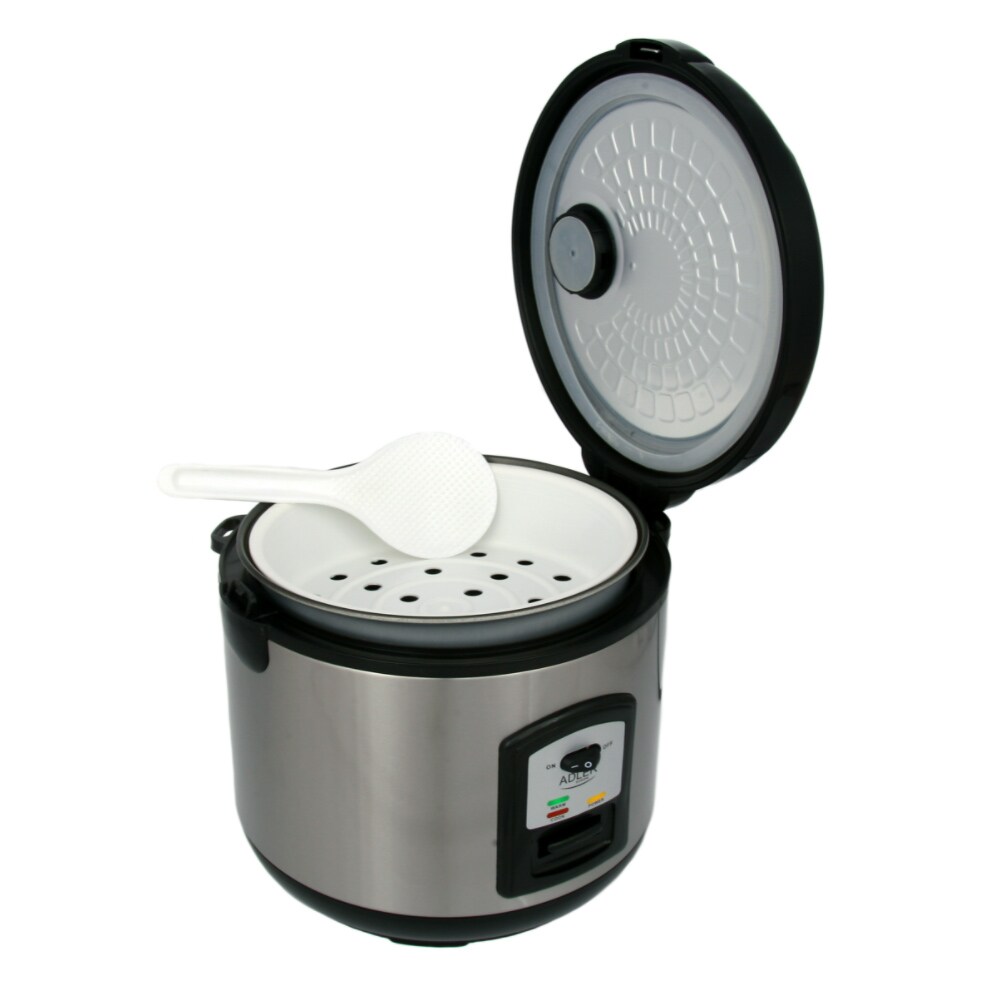 Adler AD 6406 riskokare 1,5 L 1000 W, svart rostfritt stål, bild 2