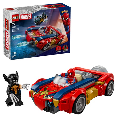 LEGO Super Heroes Spider-Man i bil mot venomiserad Wolverine 76336