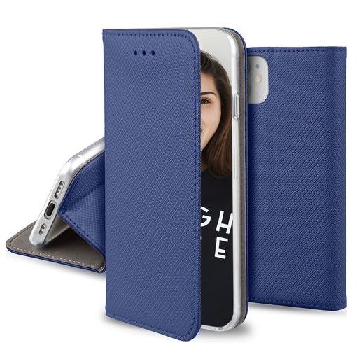 Samsung Galaxy S22 5G - Smart Magnet Mobile Wallet - Navy Blue