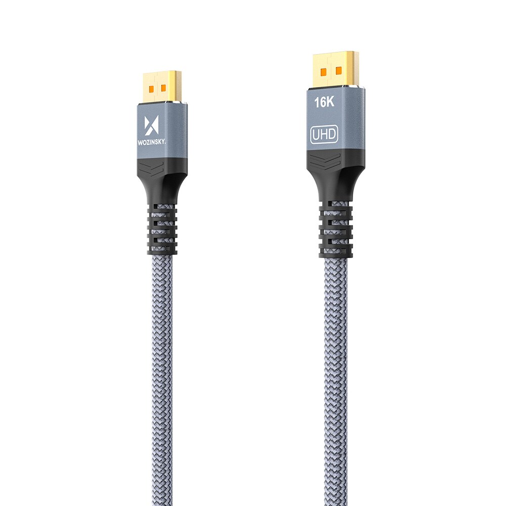 Wozinsky DisplayPort 2,1 Kabel 16K@60Hz 8K@120Hz 4K@240Hz 3m - Svart, bild 2