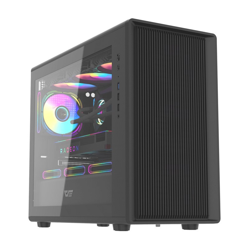 Darkflash DB460M Computer Case - Chassi - Svart, bild 4