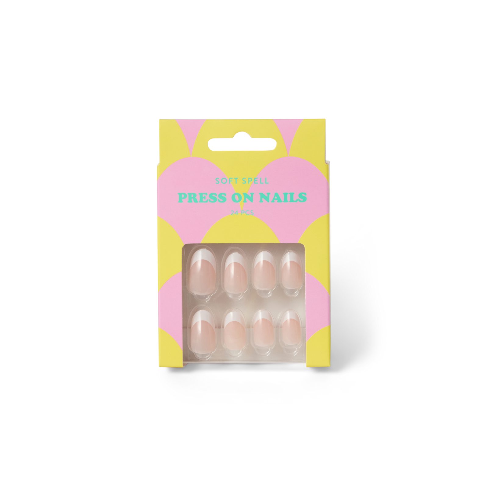 Soft Spell Press On Classic French 24pcs