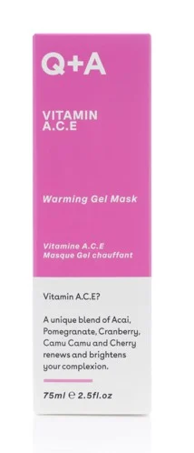 Q+A Vitamin A.C.E Warming Gel Mask 75 ml