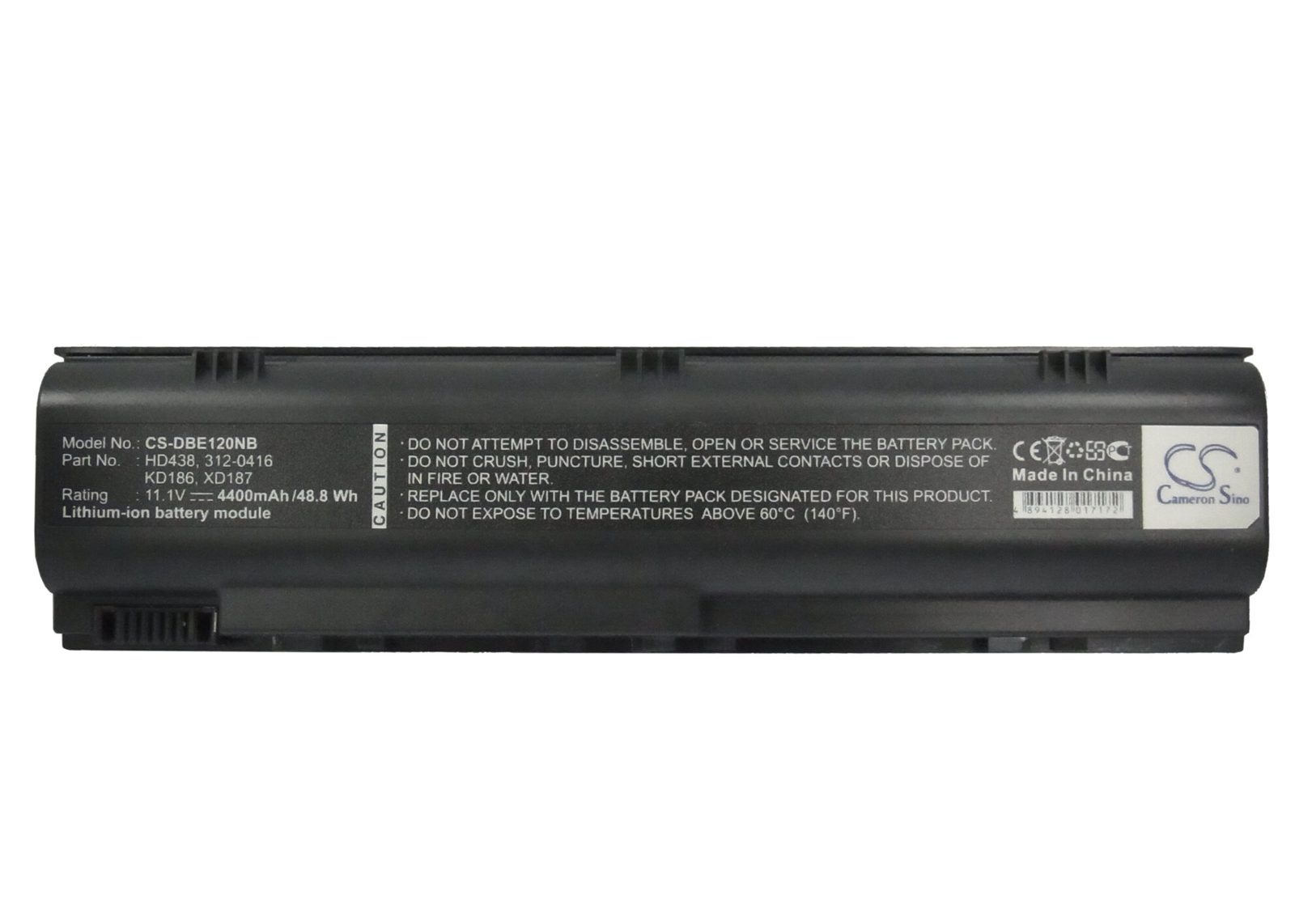 Batteri till Notebook, Bärbar dator för DELL Inspiron 1300, Inspiron B120, bild 4