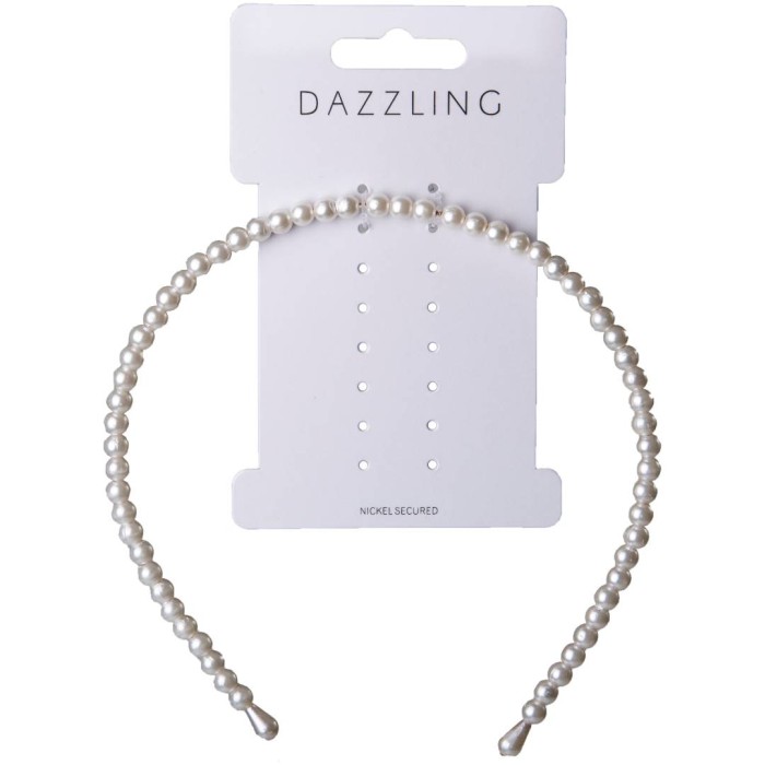 Dazzling Hår Diadem med pärlor