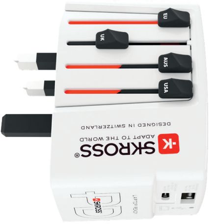 Skross 1.302332, inomhus, AC, 20 V, Vit