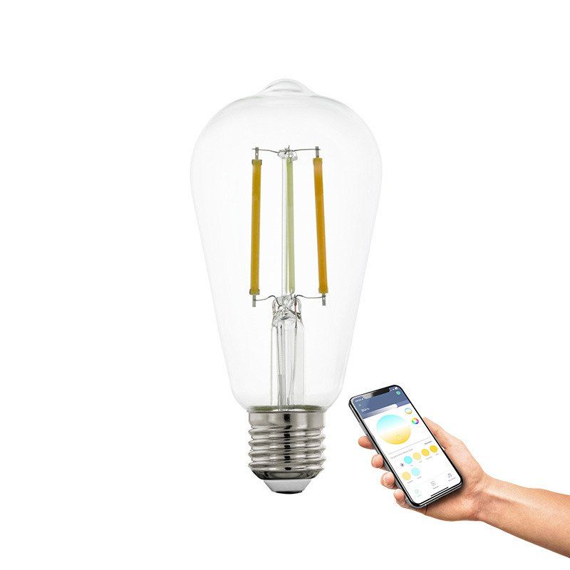 EGLO CONNECT-Z E27 LED ST64 klar droppformad glödlampa med olika vitt ljus, bild 4