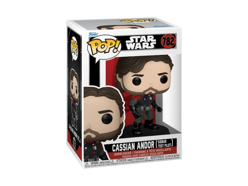 Pop! Star Wars Cassian Andor Seinar Test Pilot Bobble-Head Vinyl Figure, bild 2