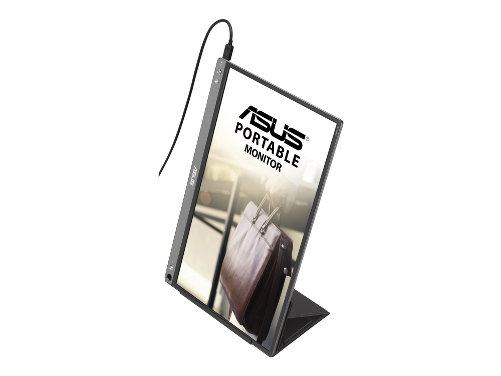 15.6" Asus MB16ACE ZenScreen Portable USB-C-monitor, Full HD IPS 1920x1080, med SmartCase
