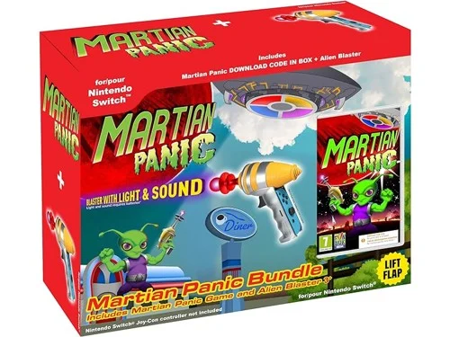Martian Panic Game and Blaster Gun Bundle (Code in Box), bild 2