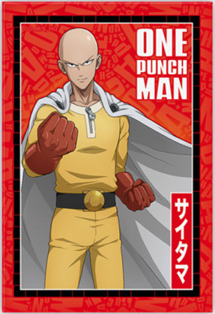 One Punch Man Saitama Standard Magnet