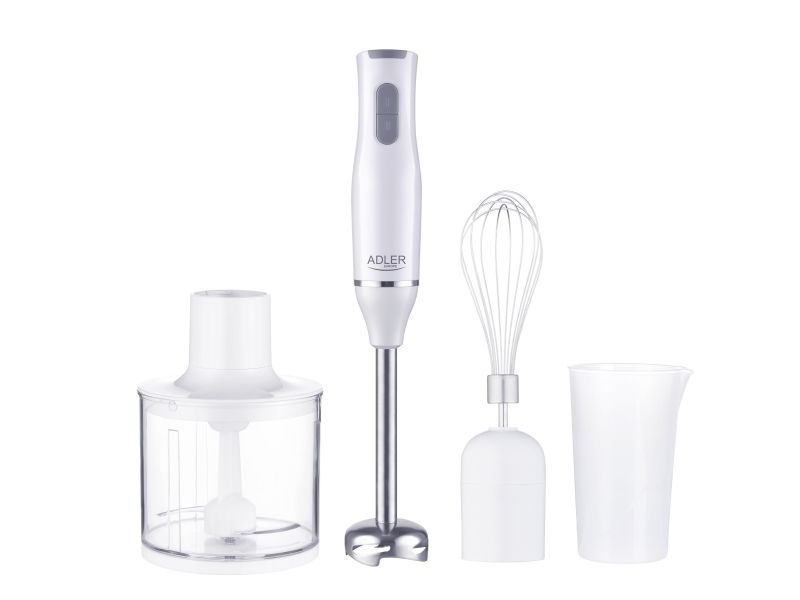 Adler AD 4620, Stavmixer, 0,75 l, 800 W, Vit