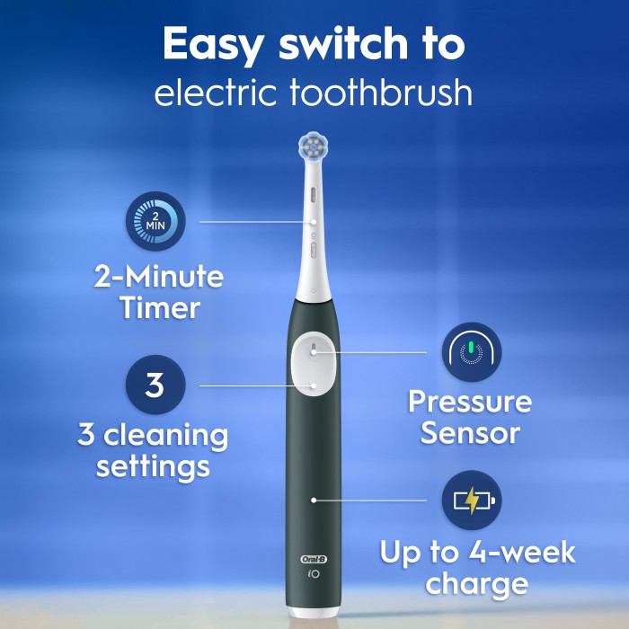 Oral-B iO2 eltandborste, grön, bild 3