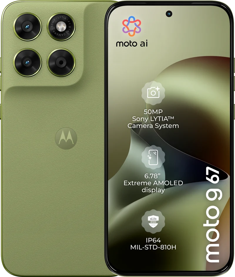 Motorola G67 smartphone 5G 4/128 (grön), bild 5