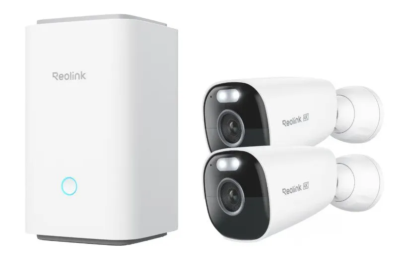 Reolink Argus Eco Ultra 4K trådlös utomhusövervakningskamera (2-pack)