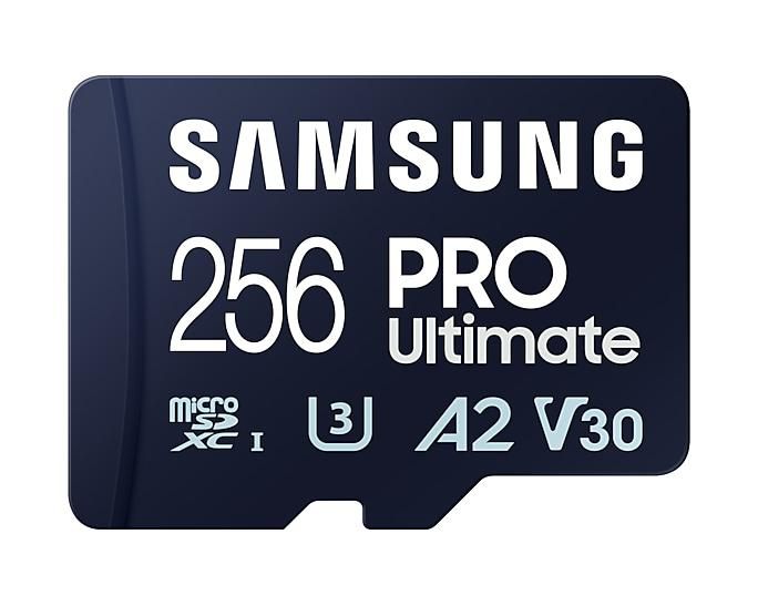 Micro Secure Digital SDXC 256 GB Samsung PRO Ultimate, 200/130 MB/sek, Class 10, UHS-I V30, U3, A2, bild 3