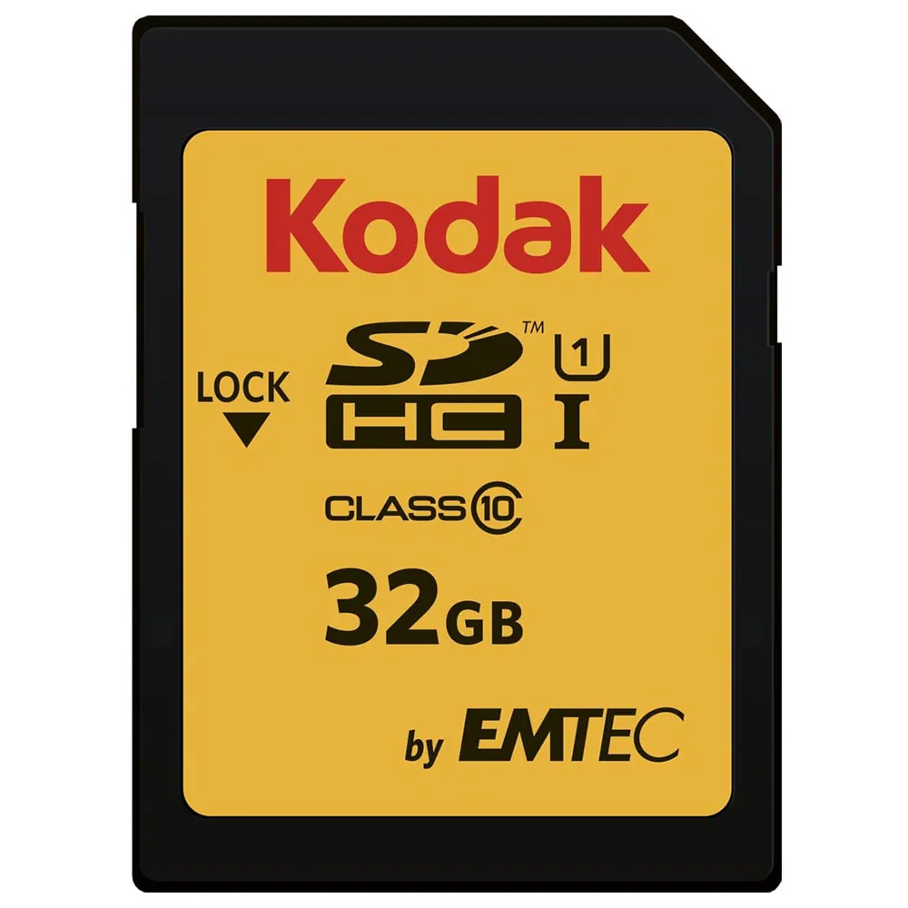 Kodak 580X SDHC-minneskort 32 GB Class 10 UHS-I/U1 EKMSD32GHC10K