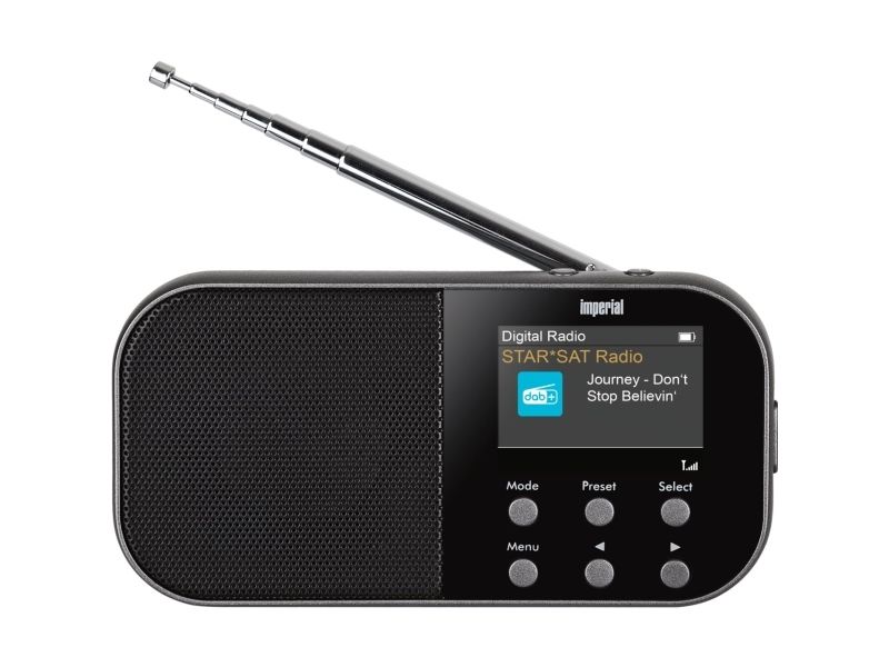 Imperial DABMAN 15 fickradio DAB+ FM, uppladdningsbar, antracit
