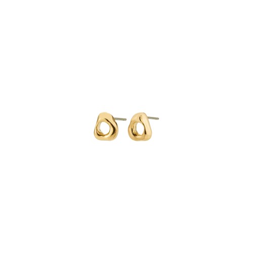 PILGRIM - FREE Earrings - Gold-Plated - 8mm