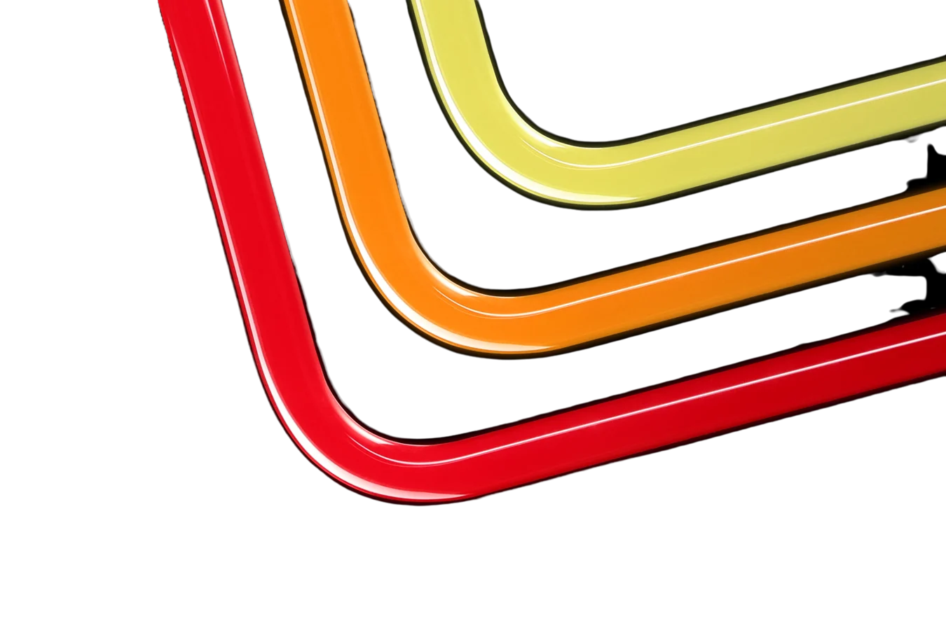 EK-Loop Hard Tube 16mm 0.8m Pre-Bent 90° - Acrylic (6pcs)