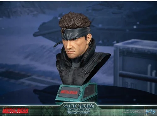 Metal Gear Solid (Solid Snake Grand-Scale Bust) RESIN Statue, bild 2