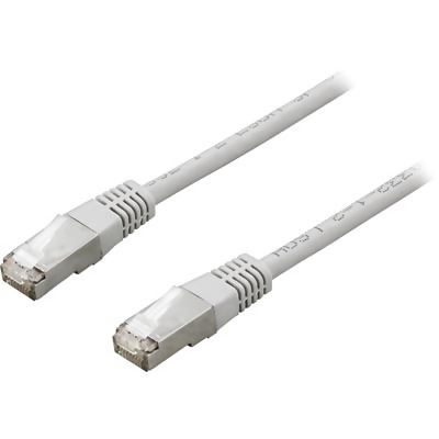Nätverkskabel skärmad Cat.7, RJ45, LSZH, 5 meter - Grå