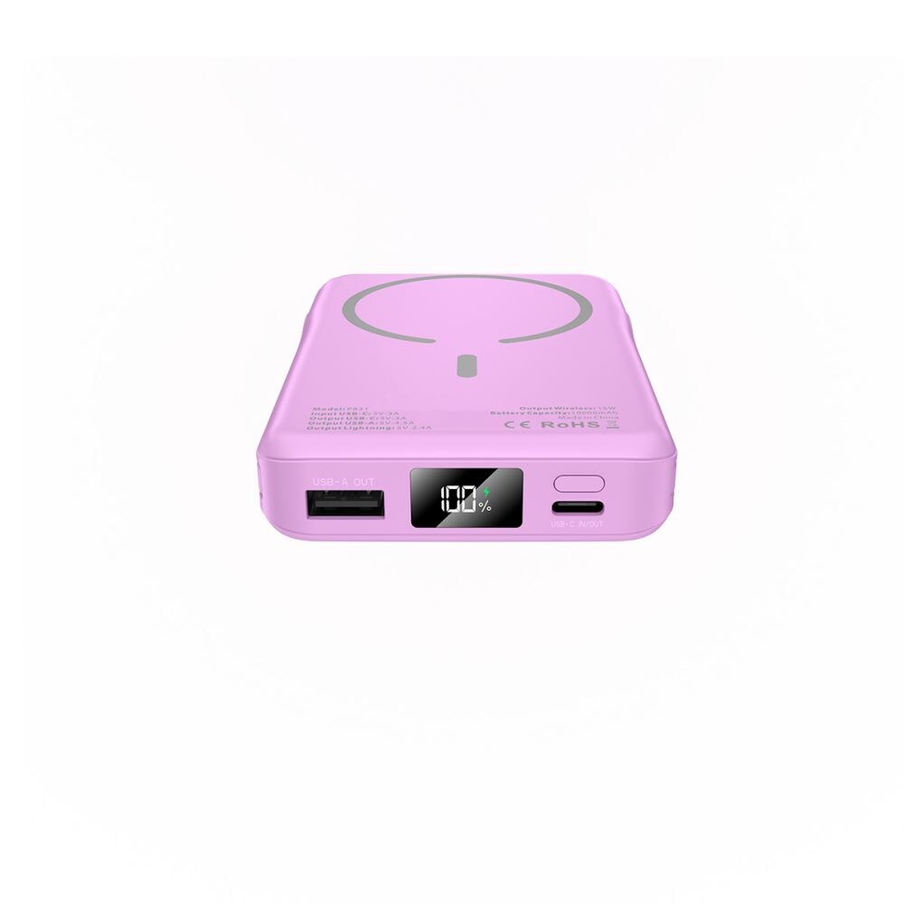 Tech-Protect PB31 MagSafe 10000mAH Power Bank - Lila, bild 5