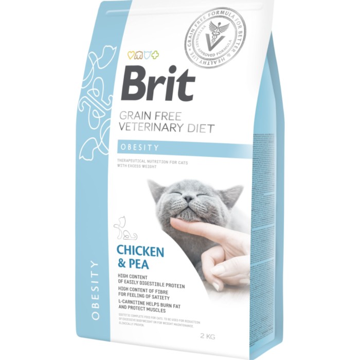 Brit GF Vet Diets Cat Obesity 2 kg